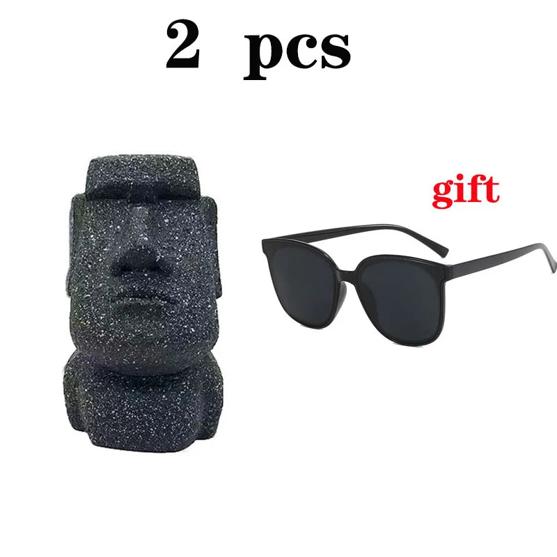 Lisslune | Stone Face Eyeglass Holder Stand
