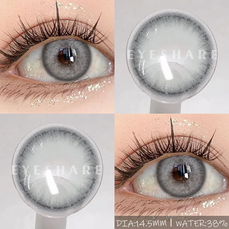 Rynx | Naturally colored contact lenses for the eyes 1 pair brown pupil contact lenses Fashion blue lenses annually cosmetic gray contact lenses