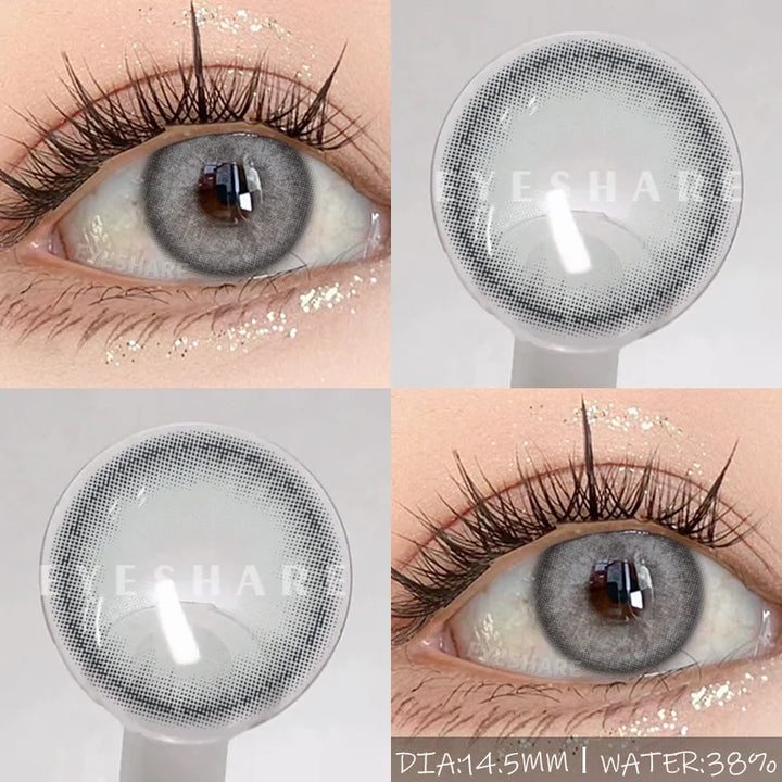 Rynx | Naturally colored contact lenses for the eyes 1 pair brown pupil contact lenses Fashion blue lenses annually cosmetic gray contact lenses