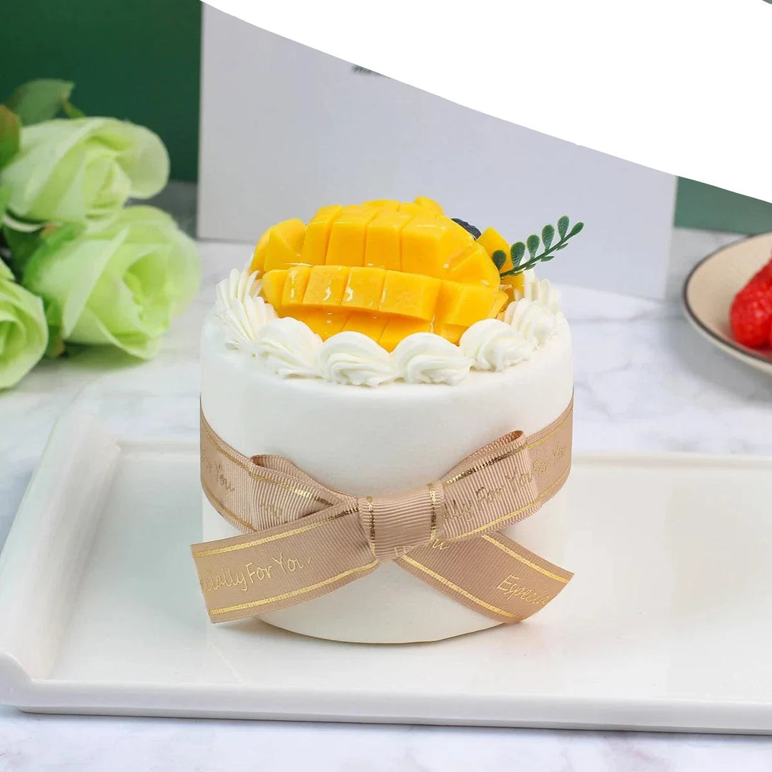 Lisslune | Realistic Artificial Sea Salt Room Cake Model - Ideal for Events, Home Decor, and Restaurant Displays