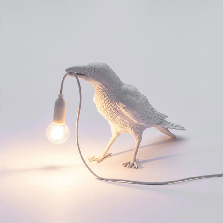 Lisslune | Modern Lucky Bird Table Lamp – Creative Resin Animal Design for Bedroom and Living Room