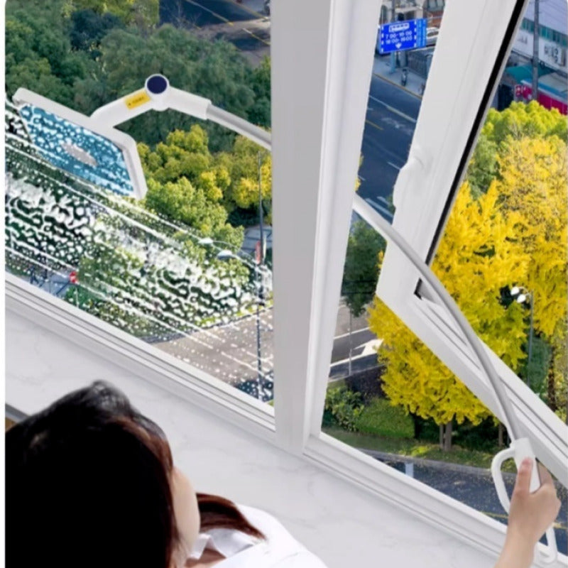 Lisslune | Effortless Double-Sided Long Handle Window Cleaner Brush
