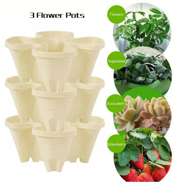 Lisslune | Space-saving vertical herb tower with mobile roll function