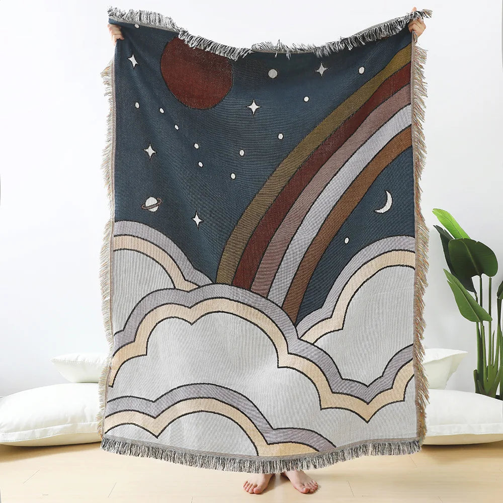 Lisslune | Daisy Wall Tapestry Blanket