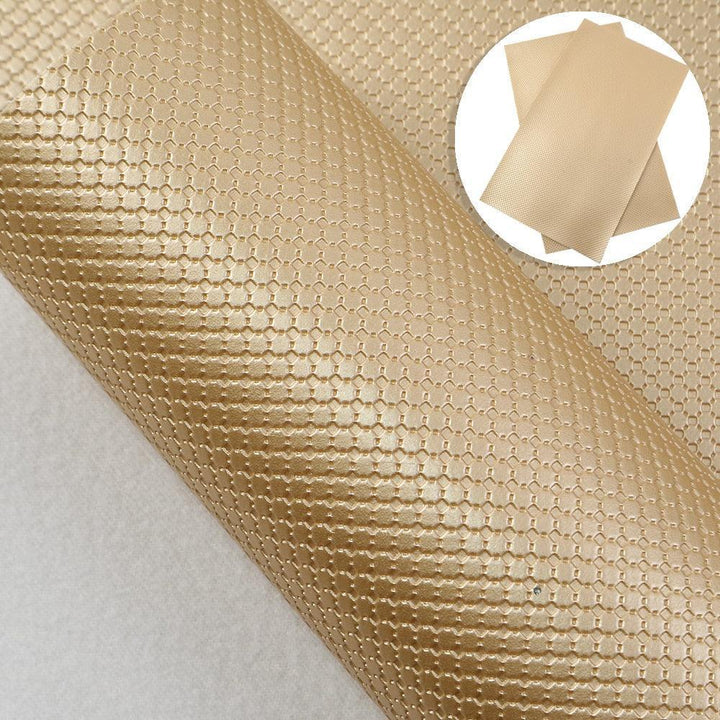 Lisslune | Argyle Patent Faux Leather Craft Sheet - Perfect for DIY Projects, 20*33cm