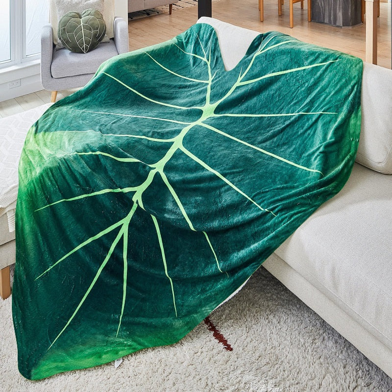 Lisslune | Super Soft Giant Leaf Blanket