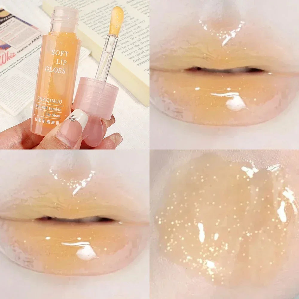 Rynx | Moisturizing Mirror Lip Gloss Liquid Lipstick Waterproof Sexy Glitter Lip Oil Lipsticks Women Makeup Lip Lacquer Korean Cosmetics