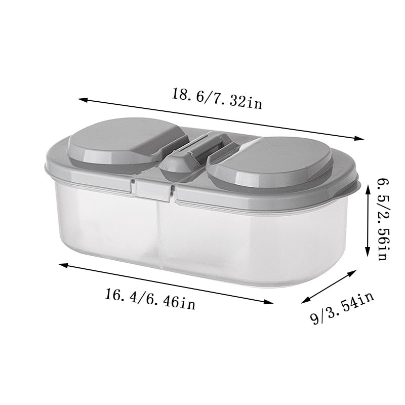 Lisslune | Double Compartment Sealed Storage Fresh Box