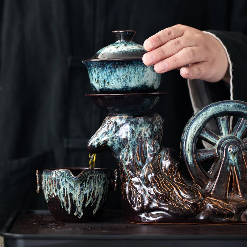 Lisslune | Rotating Handcrafted Tea Ceremony Set