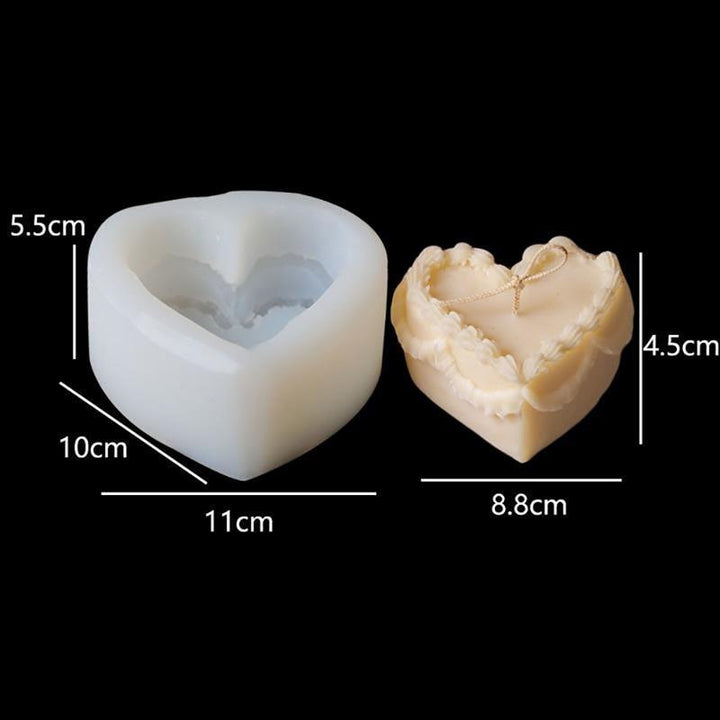 Lisslune | Creative Love Heart Silicone Baking and Craft Mold