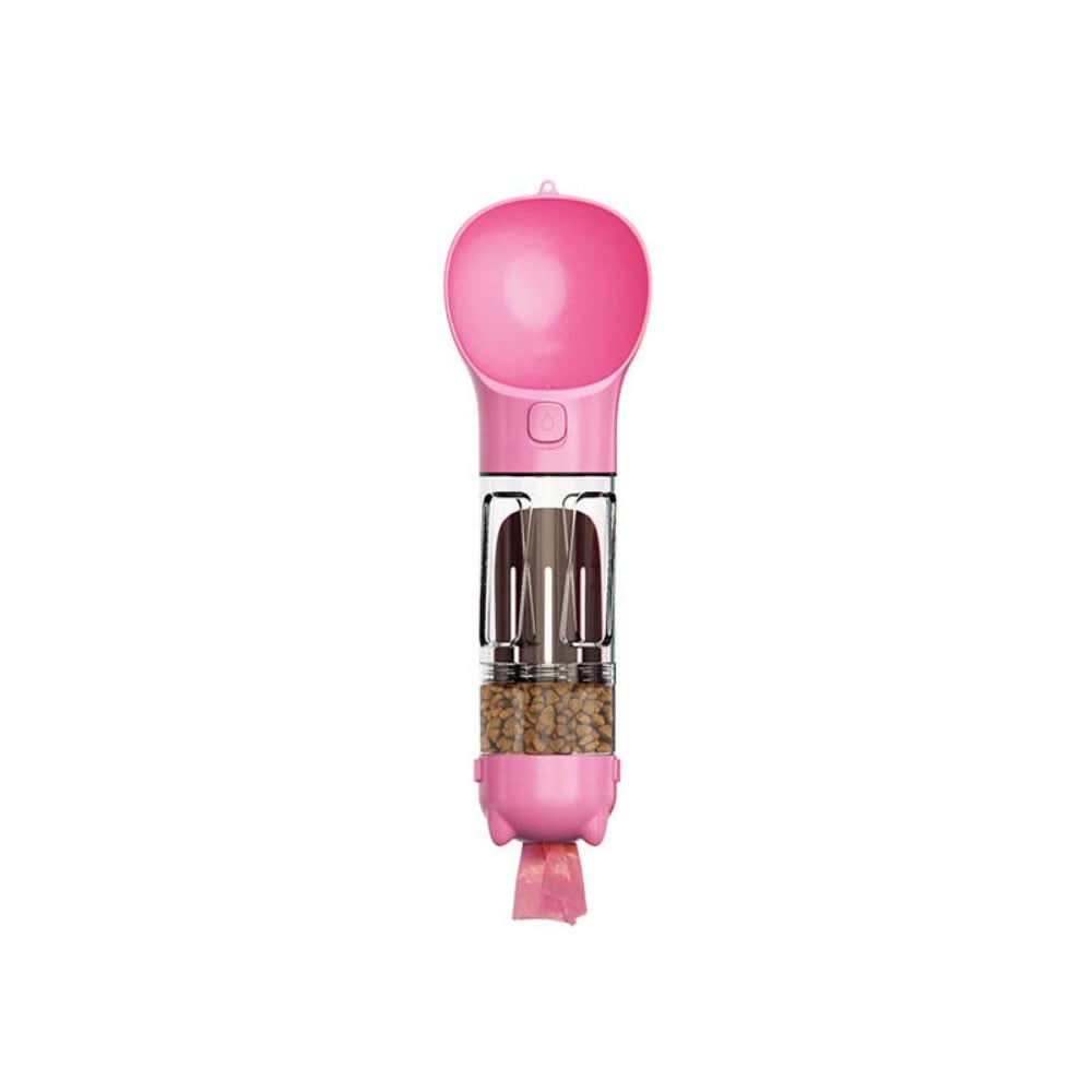 Lisslune | Snackbuddy Pro – 2-in-1 Water & Food Bottle with Poop Bag Holder