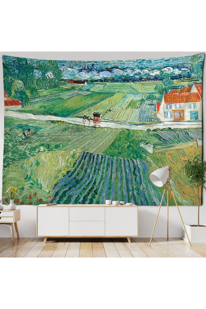 Lisslune | Gogh Landscape Rug