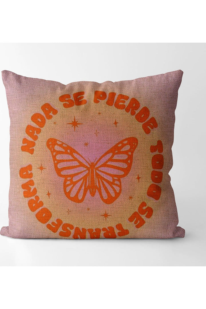 Lisslune | Pink square decorative pillowcase