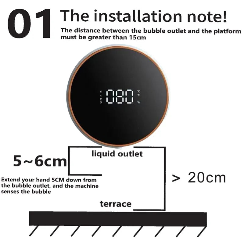 Lisslune | PureSense – Stylish Automatic Soap Dispenser with Touchless Technology