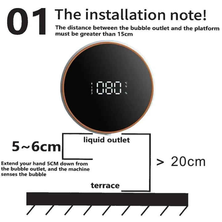 Lisslune | PureSense – Stylish Automatic Soap Dispenser with Touchless Technology
