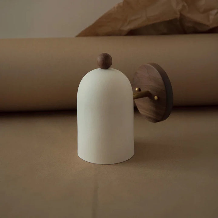 Lisslune | TimberSoul – Wabi-Sabi Walnut Wall Lamp for Natural Ambience