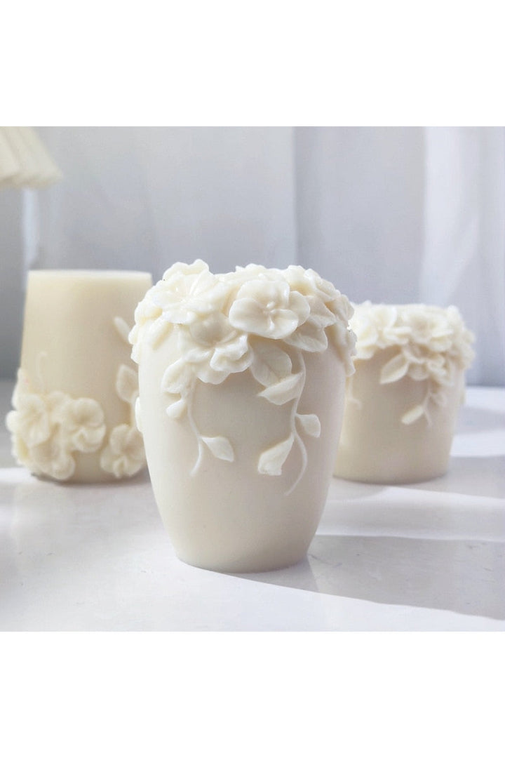 Lisslune | Rattan Flower Candle Shape