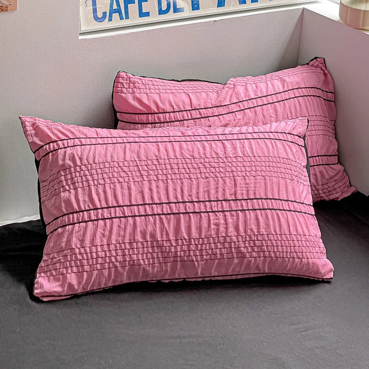Rynx | Raspberry Bed Linen Comforter Sets Duvet Cover Bed Sheet Set Pillowcases Bed Linen Set Queen/King Bed bedspreads
