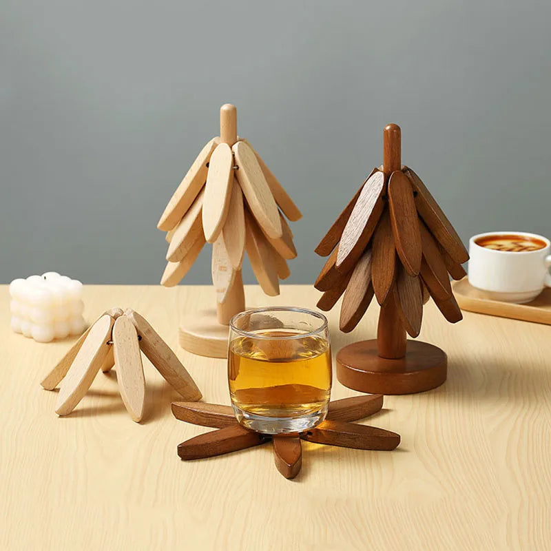 Lisslune | Noble tree coasters in wood look