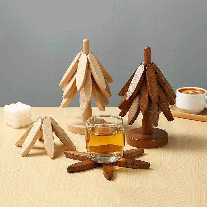 Lisslune | Noble tree coasters in wood look