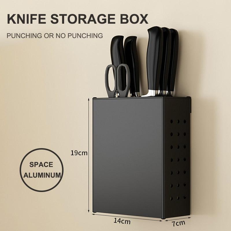 Lisslune | Elegant multifunctional aluminum storage rack with stylish hooks