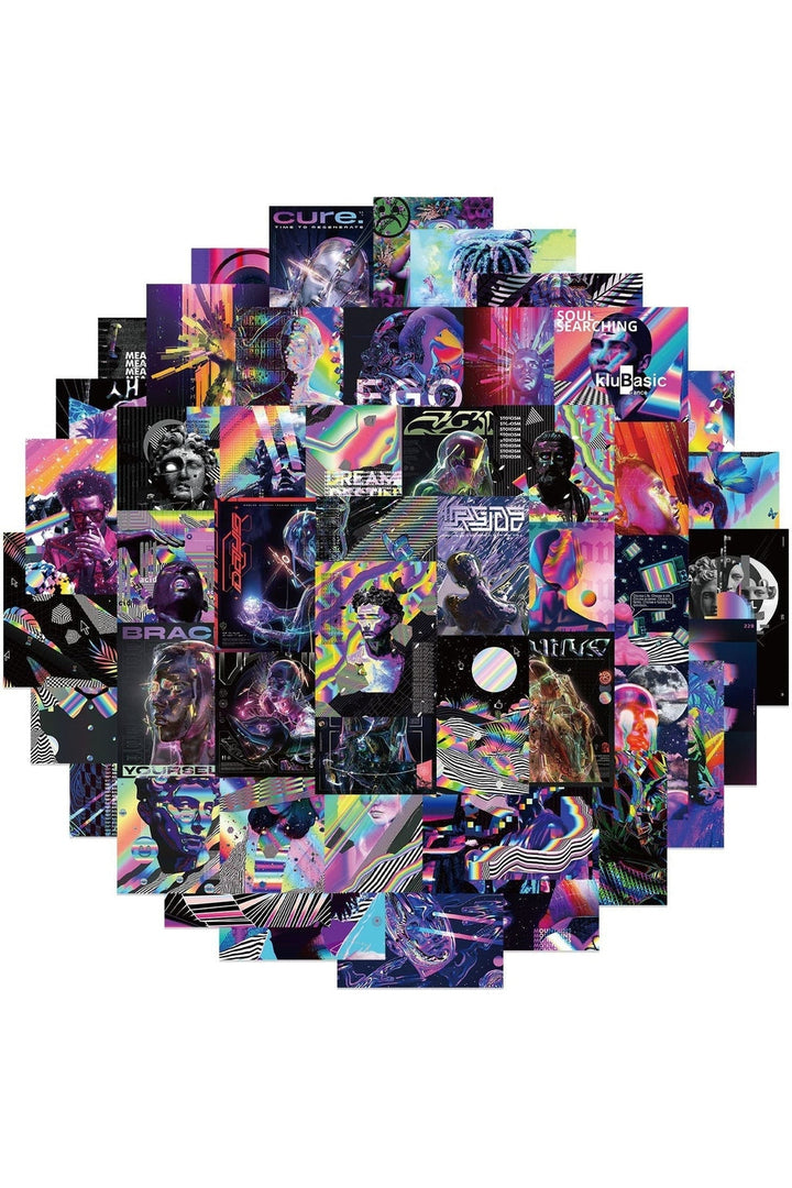 Lisslune | Graphic Art Sticker 10/30/50 pieces