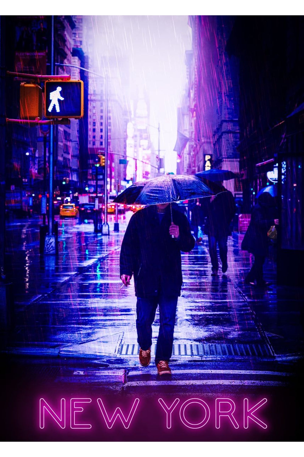 Lisslune | Neon Lights Poster