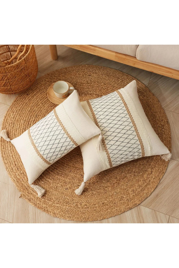 Lisslune | Crochet Tassel Cushion Cover