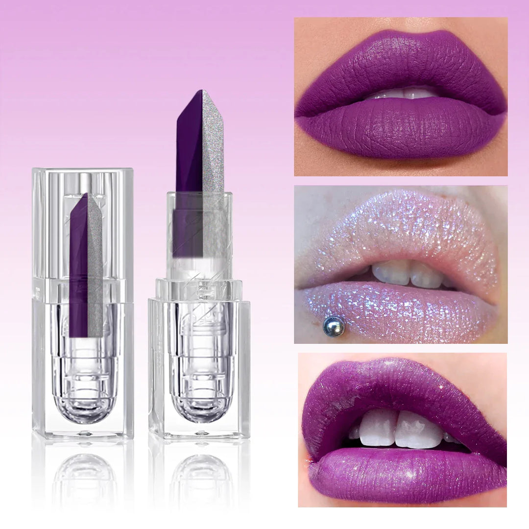 Rynx | Purple Lipstick Color Changing Red Rose Hydrating Lipstick Cosmetics Easy to Use Lipstick Refill