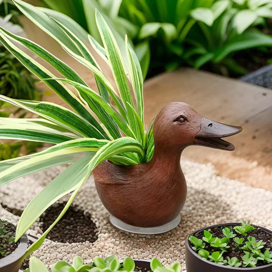Lisslune | DucklingBloom – Funny duck-shaped plant pot