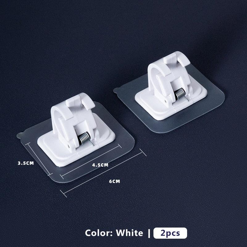 Lisslune | Robust waterproof curtain rod brackets with easy peel-and-stick installation
