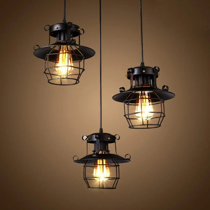 Lisslune | Norah Retro-Industrial Pendant Light