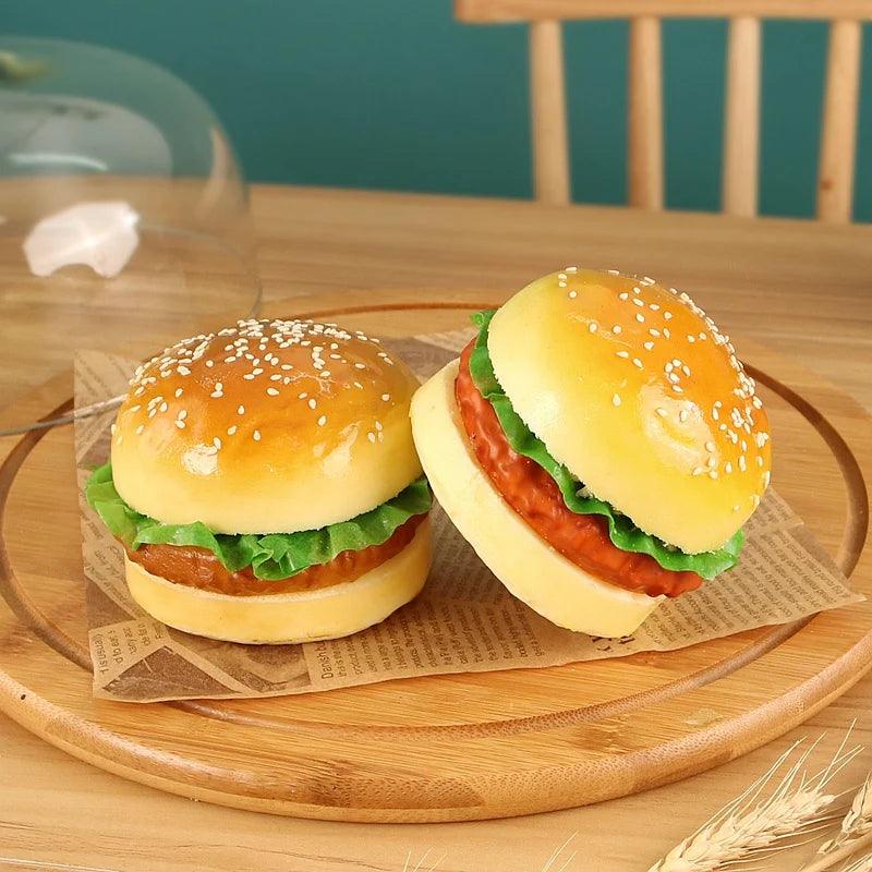 Lisslune | Lifelike Jumbo Big Mac Model - Ideal for Home Decor and Photography