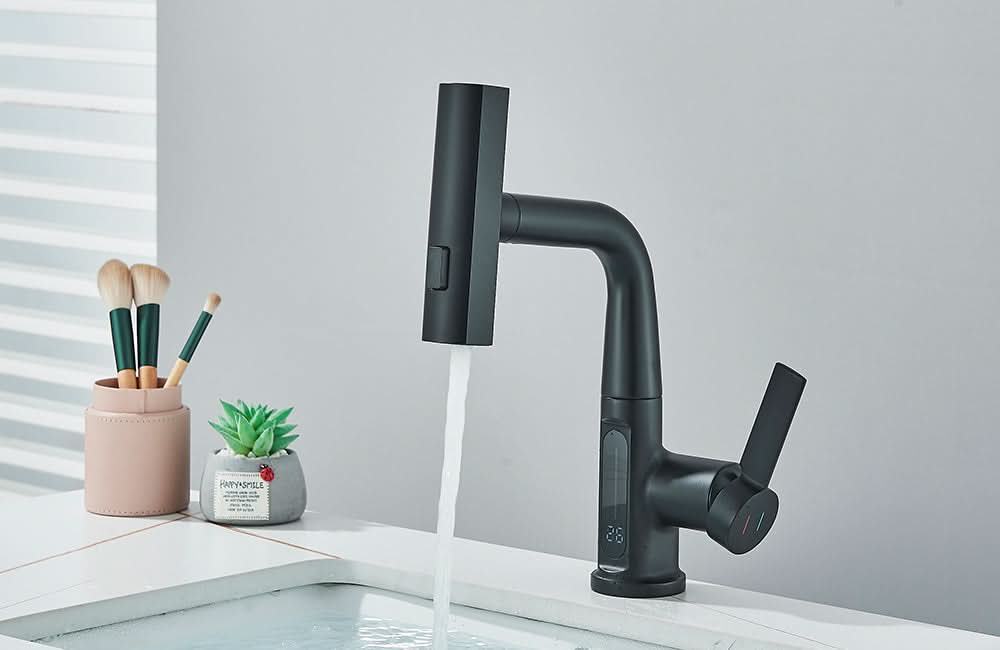 Lisslune | LUXOR - Modern digital washbasin tap