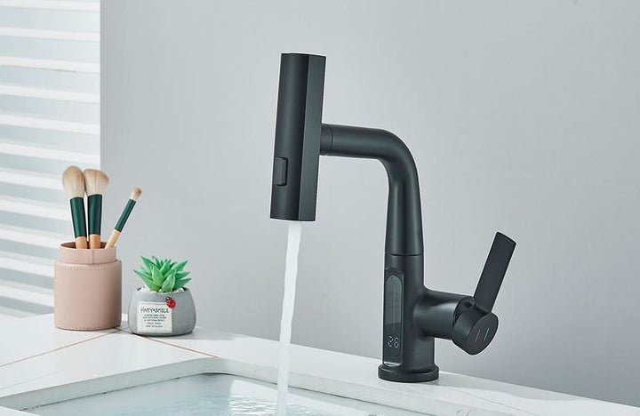Lisslune | LUXOR - Modern digital washbasin tap