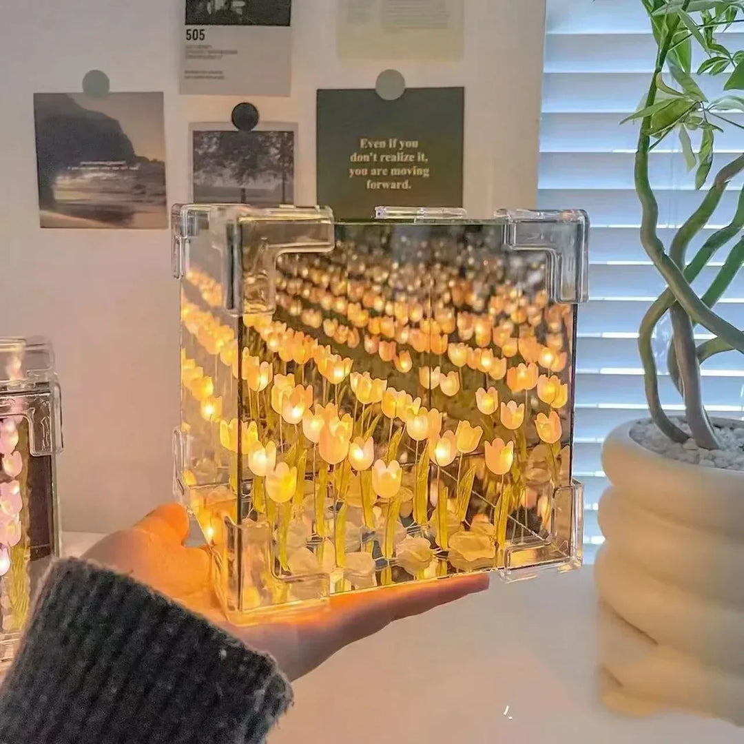 Lisslune | 3D Tulip DIY Flower Cube Night Lamp