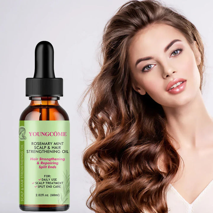 Lisslune | Rosemary-Mint Hair Strengthening Oil - Nourishing Treatment