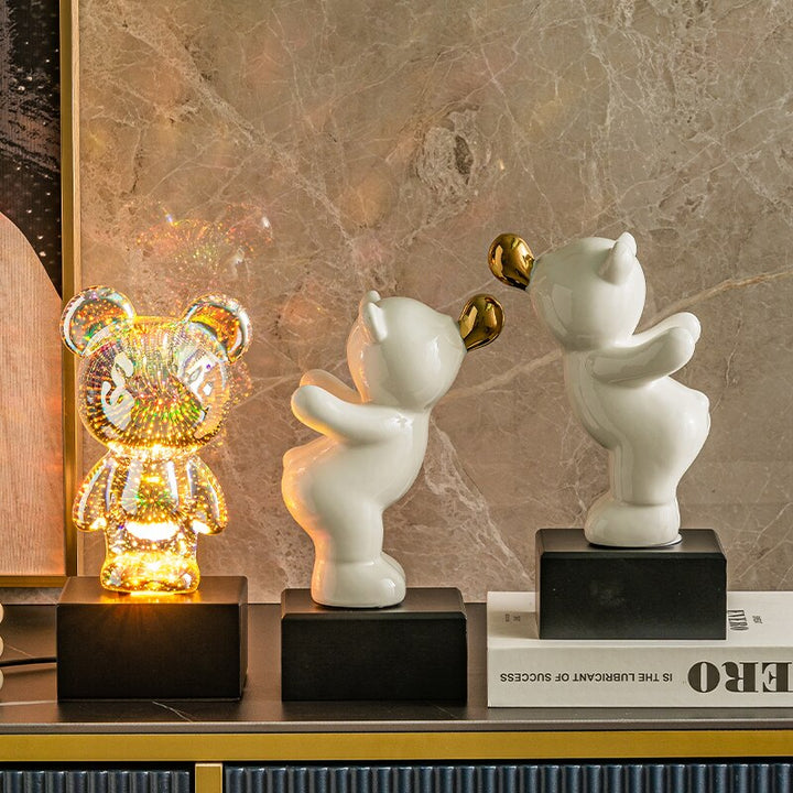 Lisslune | LED Bear Fireworks Night Lamp