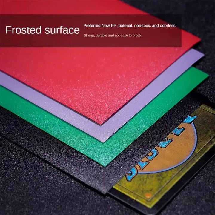 Rynx | 100pcs/set 66x91mm Matte Standard Size Card Sleeves TCG Trading Cards Protector for Tarot Shield Board Games Magic Cover PKM