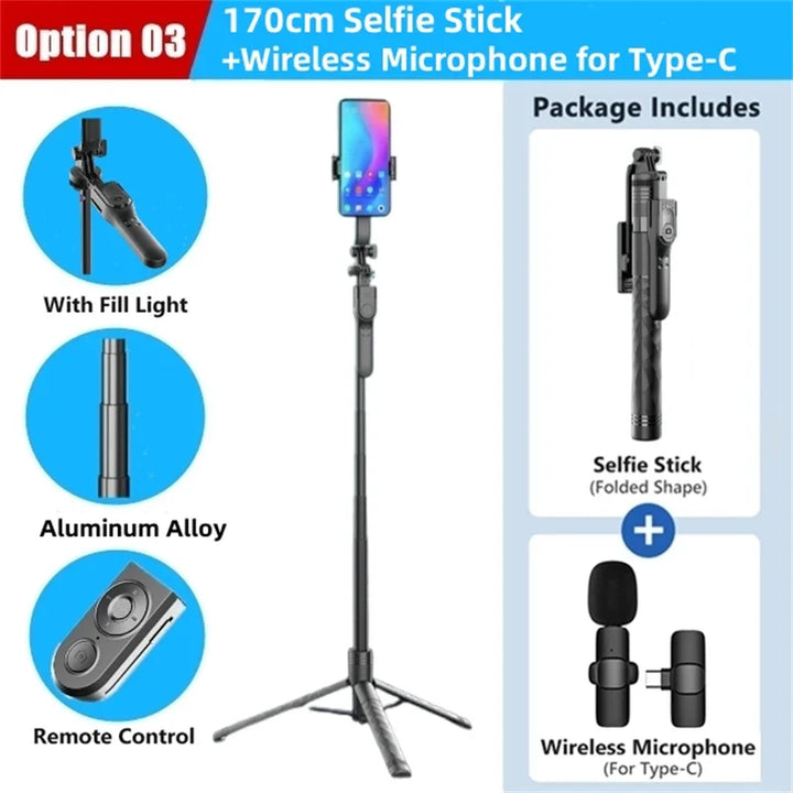 Lisslune | Wireless Selfie Stick Tripod