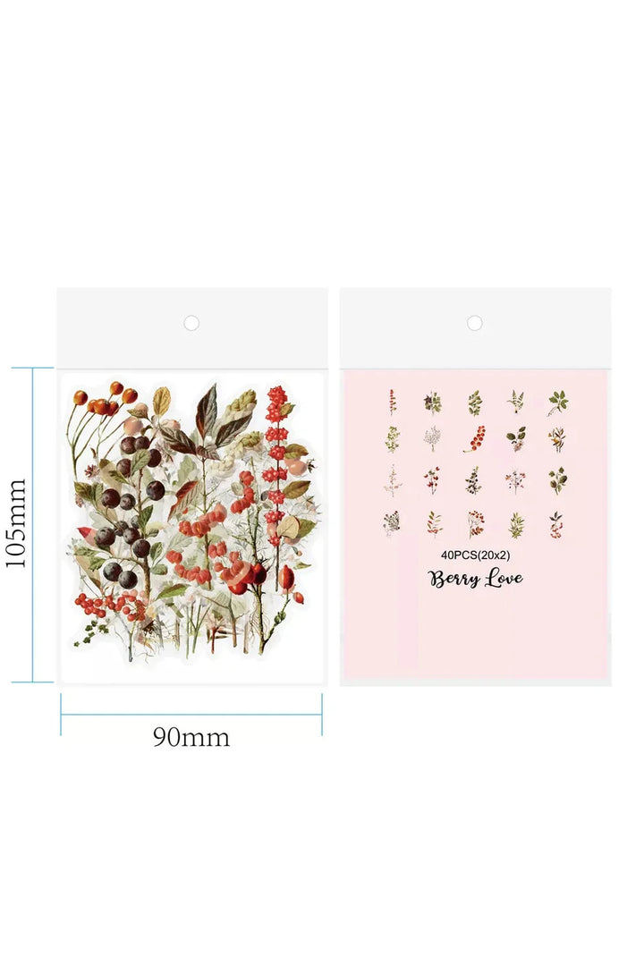 Lisslune | floral scrapbooking stickers
