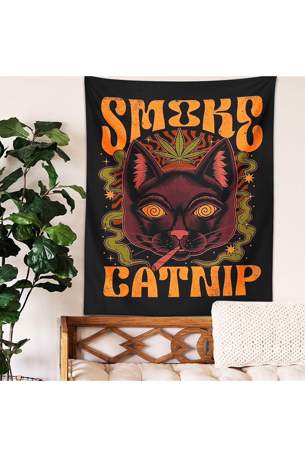 Lisslune | Catnip Psychedelic Tapestry