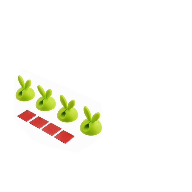 Lisslune | Silicone Cable Organizer Set: 5-Pack for tangle-free management