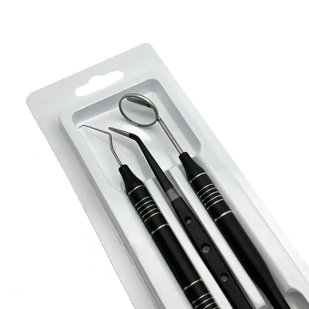 Lisslune | Stainless Steel Teeth Cleaning Kit with Dental Tools