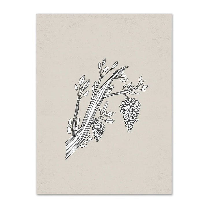 Lisslune | and branches canvas poster