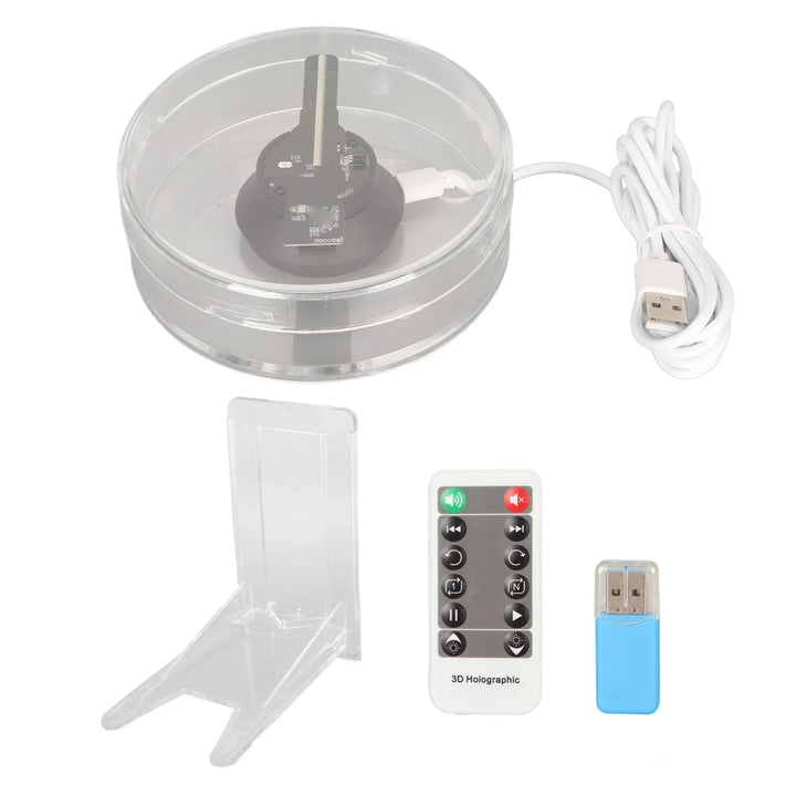 Lisslune | Mini 3D WiFi Display Remote Hologram Fan