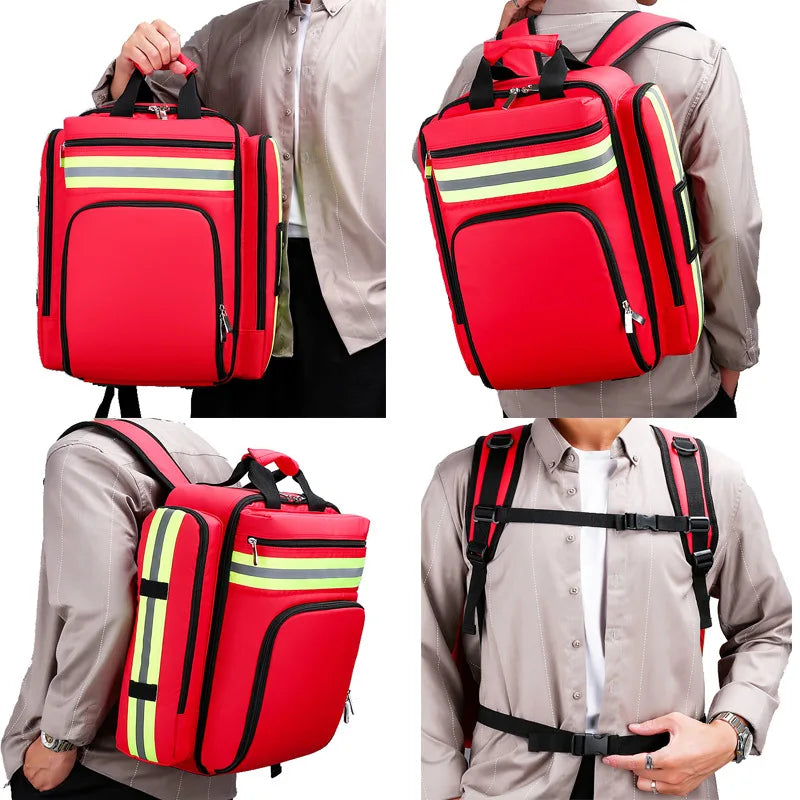 Lisslune | NoodPak ProSafe – Waterproof First Aid Backpack for Rescue & Medical Preparedness