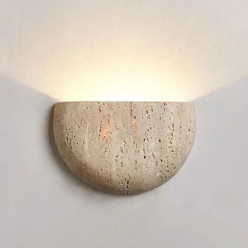 Lisslune | Stone Wall Lamp – Retro Wabi-Sabi LED Light