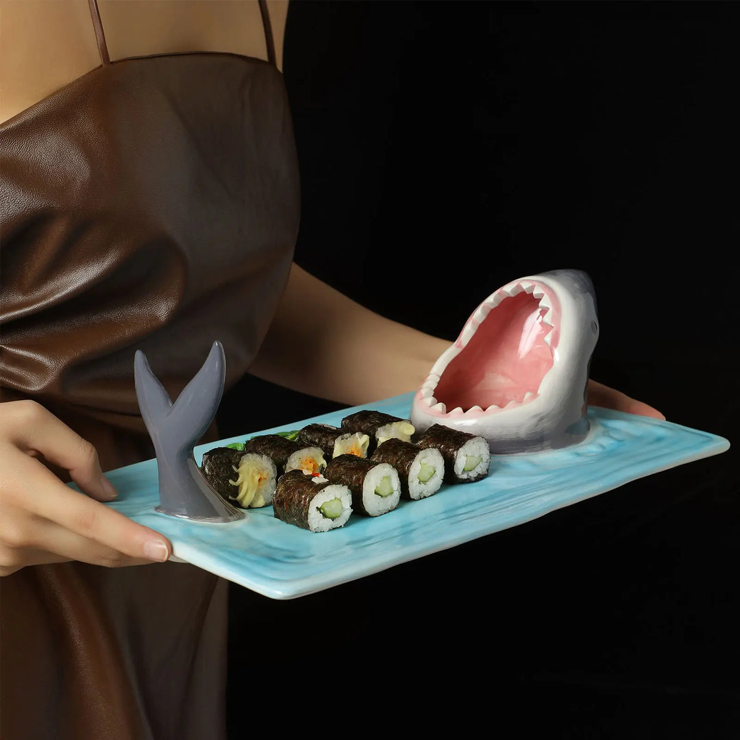 Lisslune | Shark Bite Sushi Serving Platter