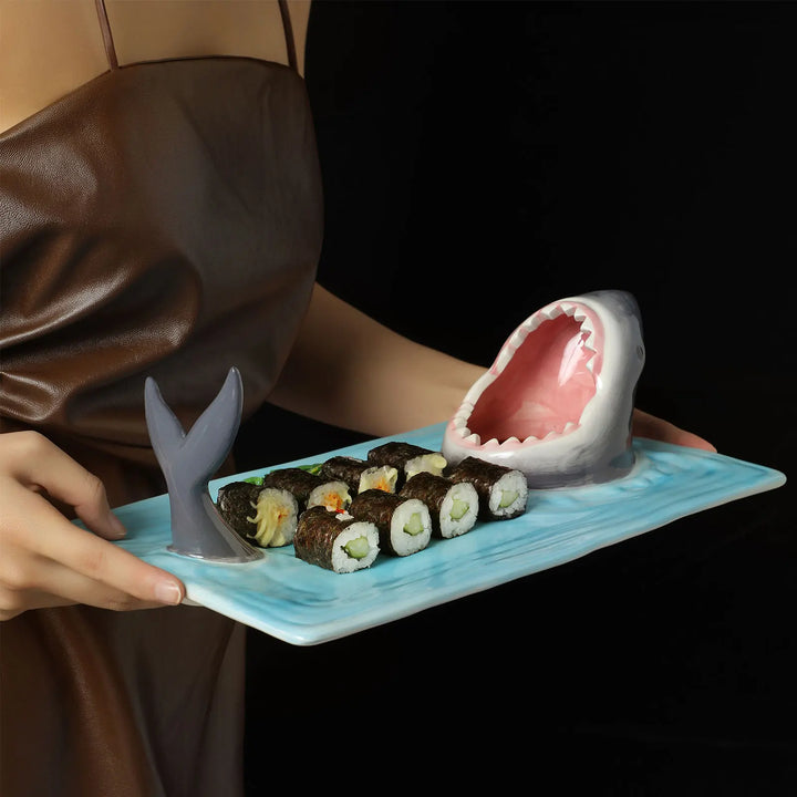 Lisslune | Shark Bite Sushi Serving Platter